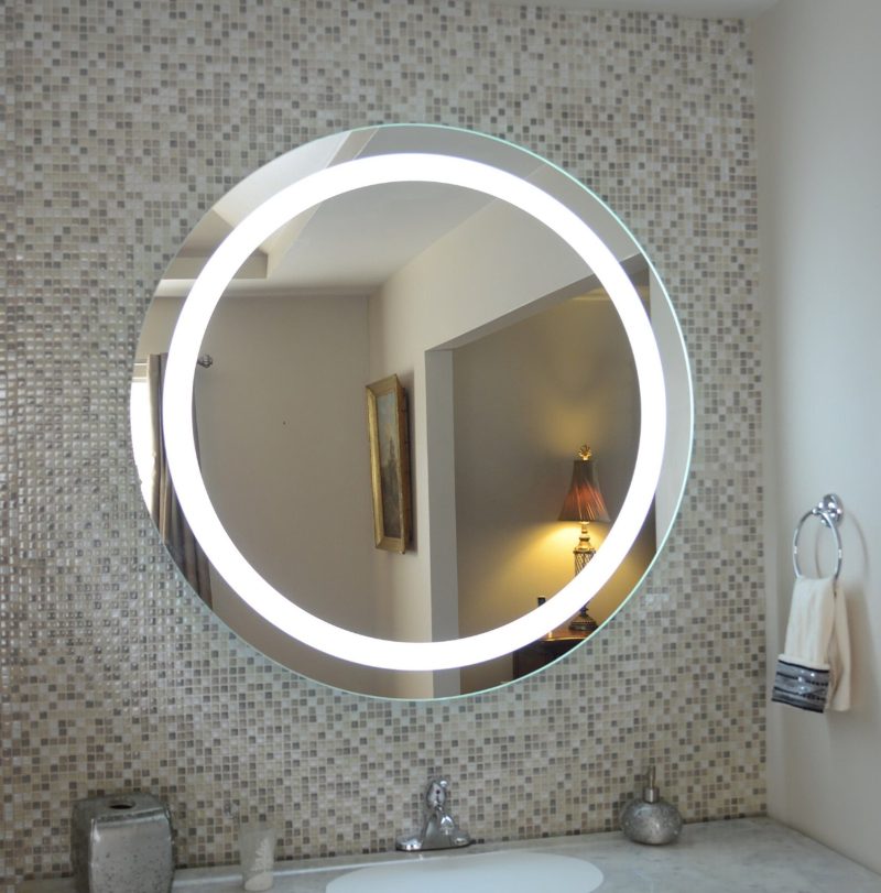 Lunetta Round Led Decorative Mirror