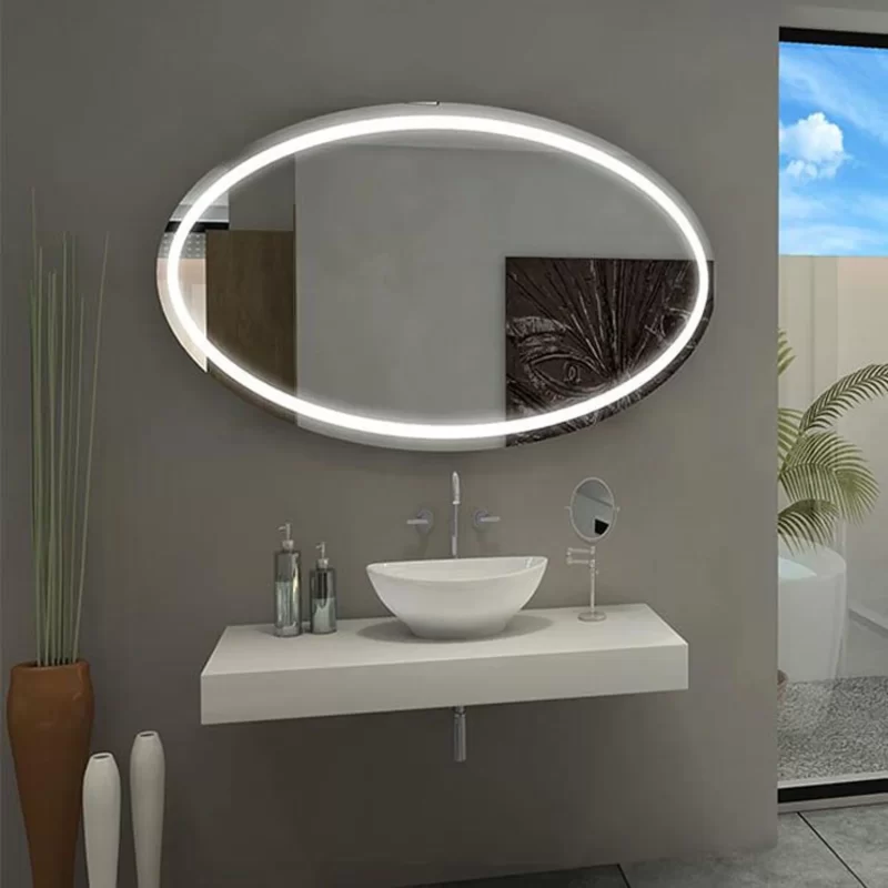 Domea Oval Led Decorative Mirror