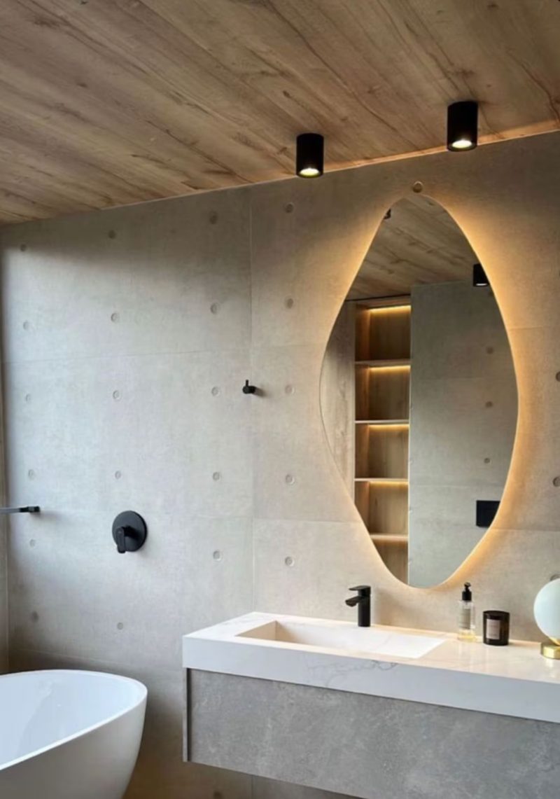 Galaxis Asymmetric Led Decorative Mirror - Image 3