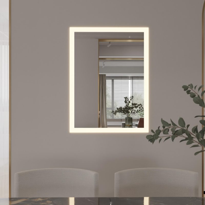 Halcyon Led Rectangle Decorative Mirror