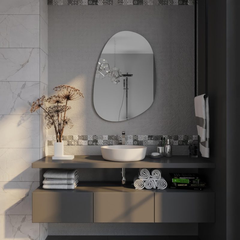 Nebula Asymmetrical Decorative Mirror - Image 3