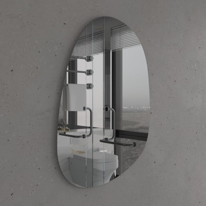 Nebula Asymmetrical Decorative Mirror - Image 2