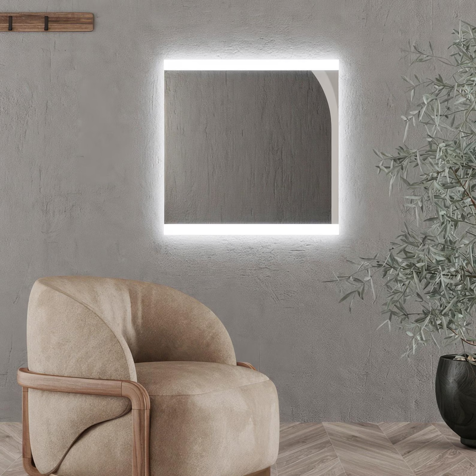 Plex Led Decorative Bathroom Mirror - Image 4