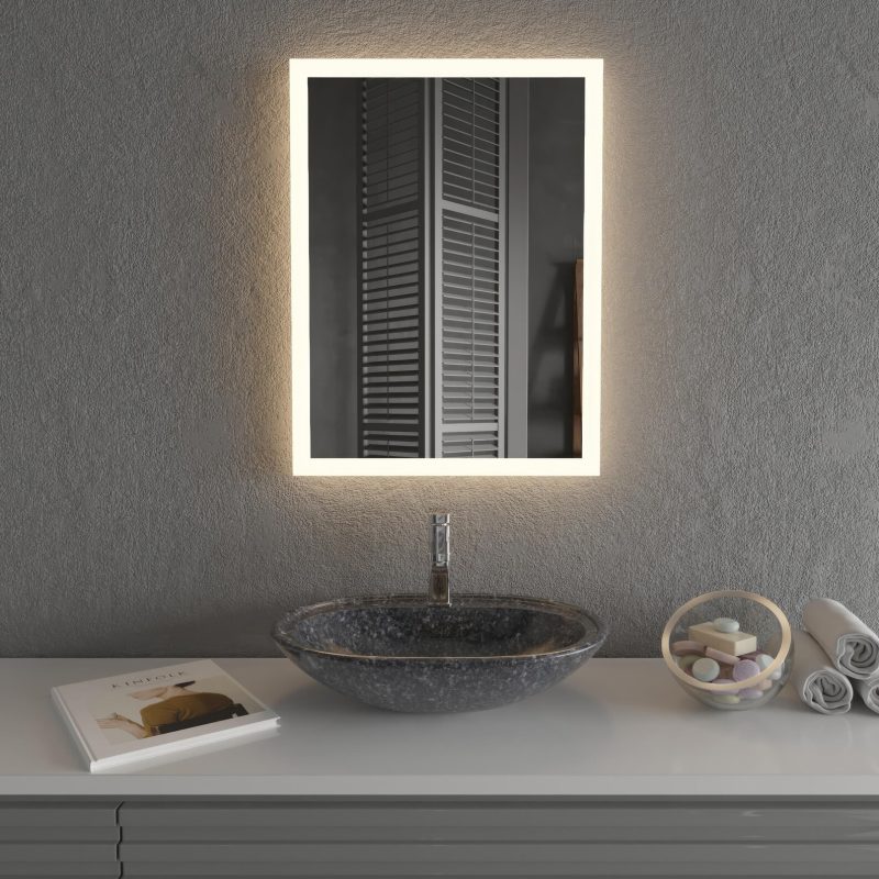 Halcyon Led Rectangle Decorative Mirror - Image 4