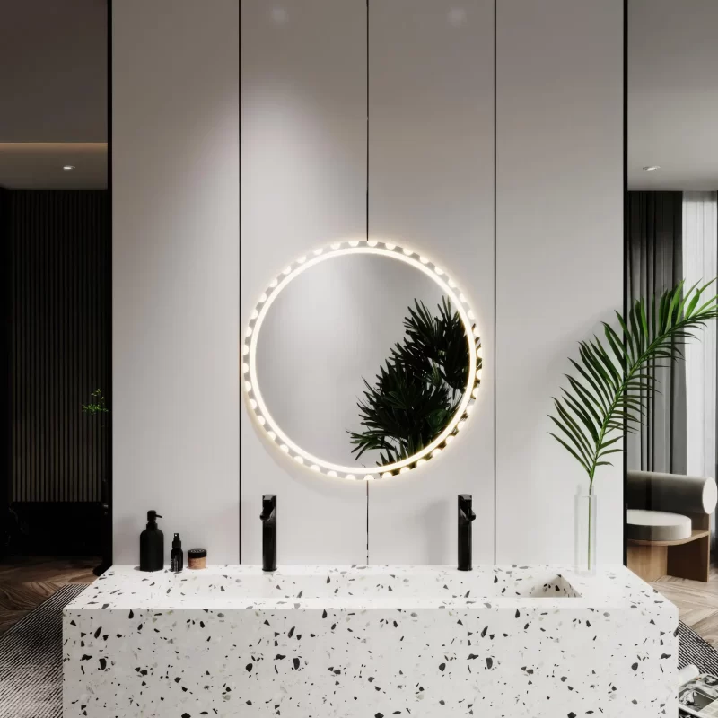 Glowline Round Led Decorative Mirror - Image 4