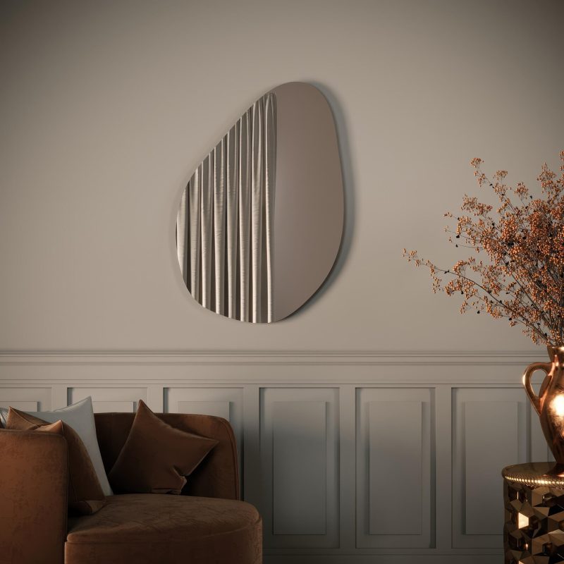 Nocturne Led Asymmetrical Decorative Bathroom Mirror