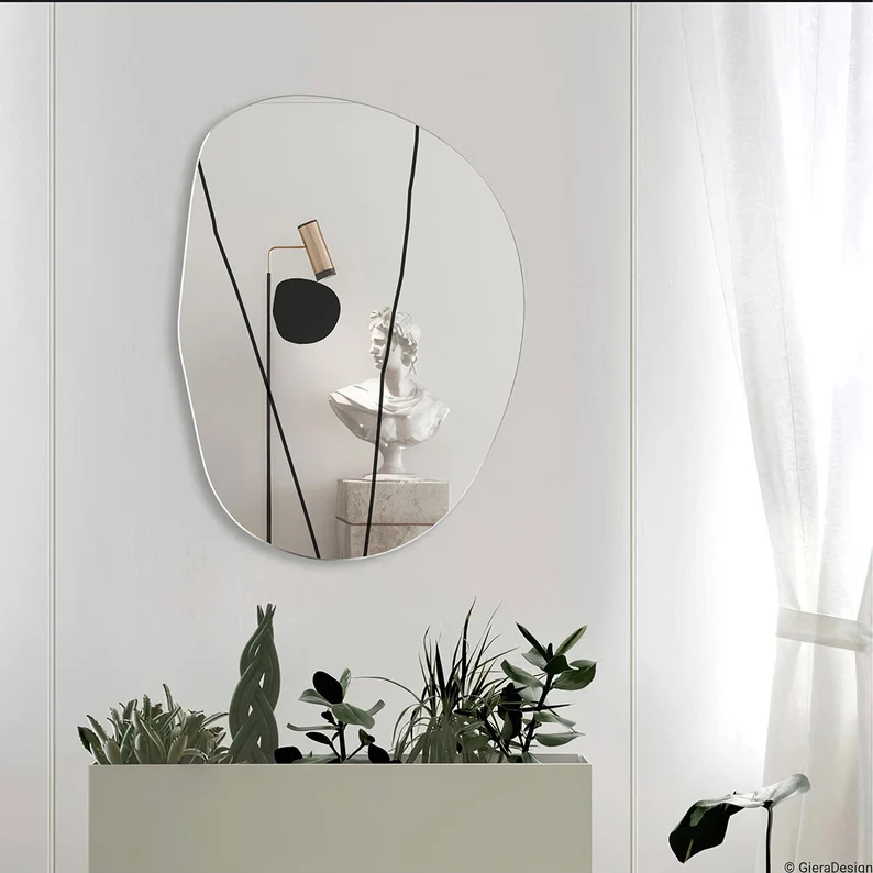 Lirae Asymmetric Decorative Mirror - Image 3