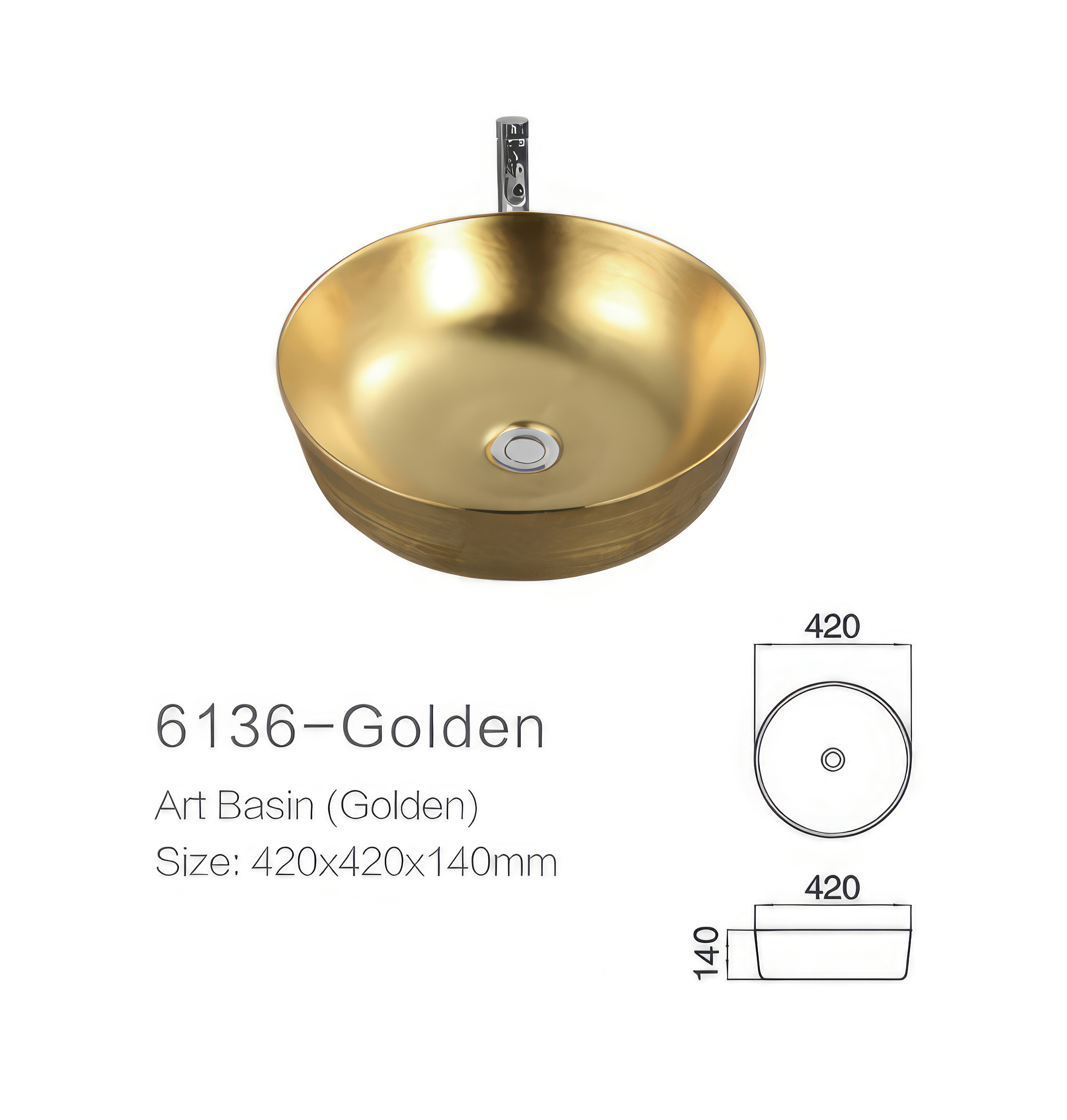 Lirena Seramic Sink - Image 2