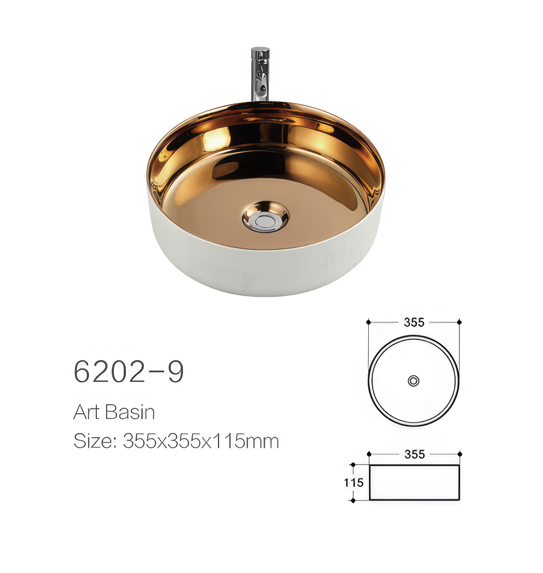 Opalia Seramic Sink - Image 2