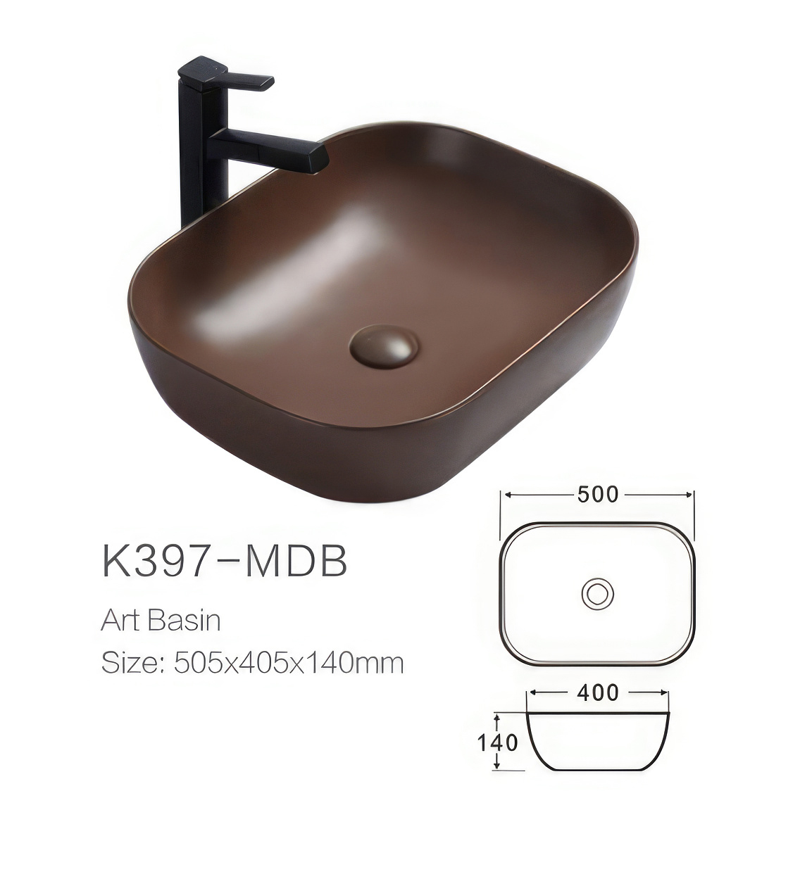 Valoria Seramic Sink - Image 2